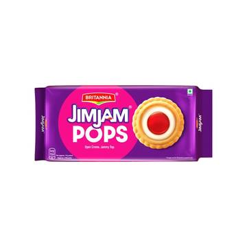 Britannia Treat Jim Jam Pops Crunchy Open Cookies